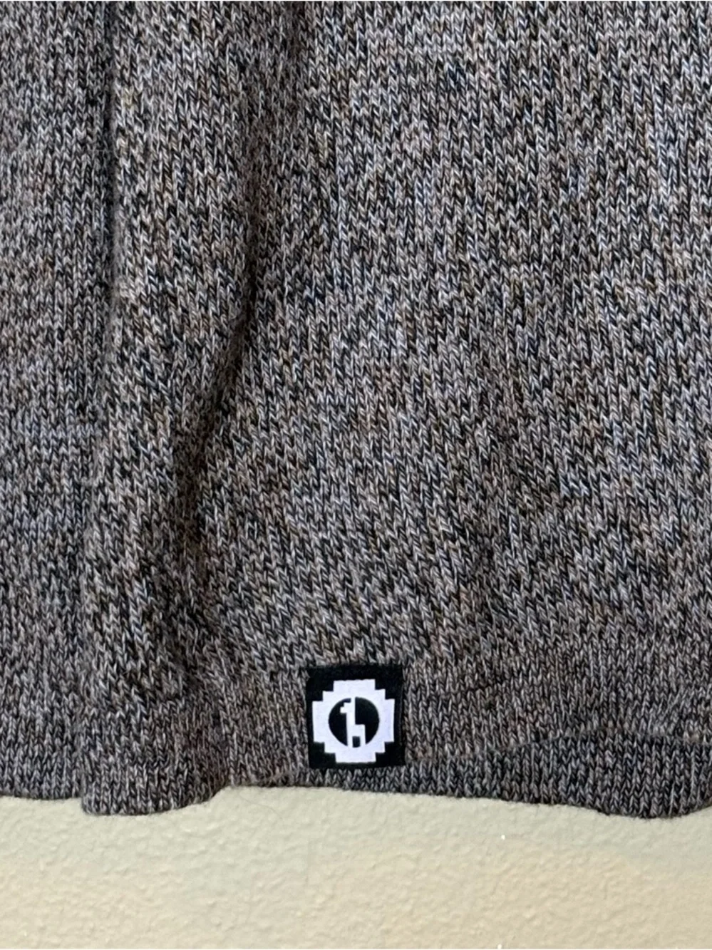 Paka Alpaca Handmade Hooded Hoodie Tunic Size Large Brown Tweed Granola Soft - Picture 6 of 7